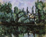 Paul Cezanne The Banks of the Marne Sweden oil painting artist